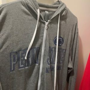 PSU light zip up hoodie